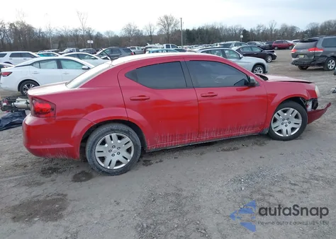 2012 Dodge Avenger Se from USA, damaged, VIN 1C3CDZABOCN243860